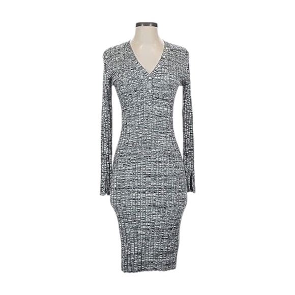 Willow & Wind Dress Knit Long Sleeve V-Neck Large - Picture 5 of 5